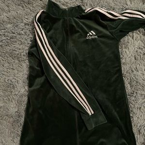 Vintage adidas velour tracksuit jacket